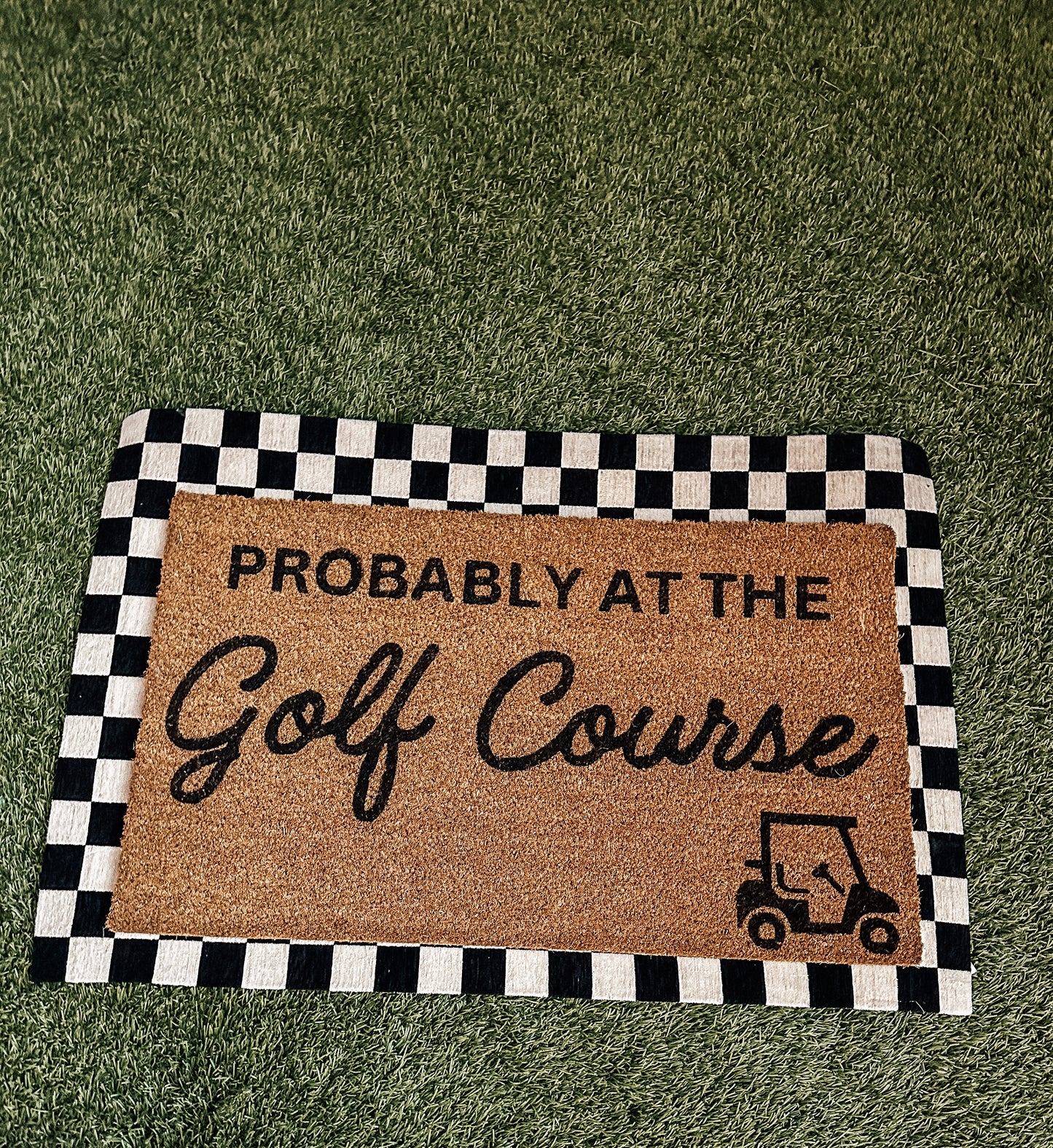 Probably At The Golf Course Doormat