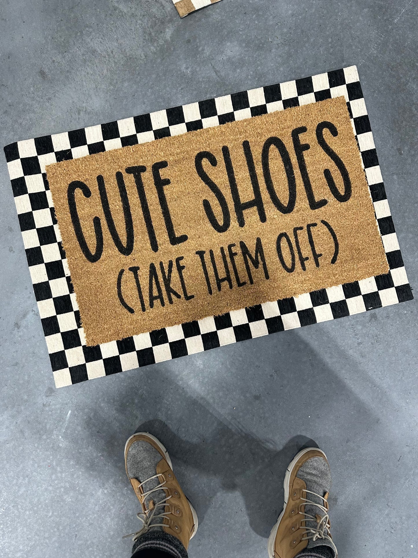 Cute Shoes Take Your Shoes Off Doormat