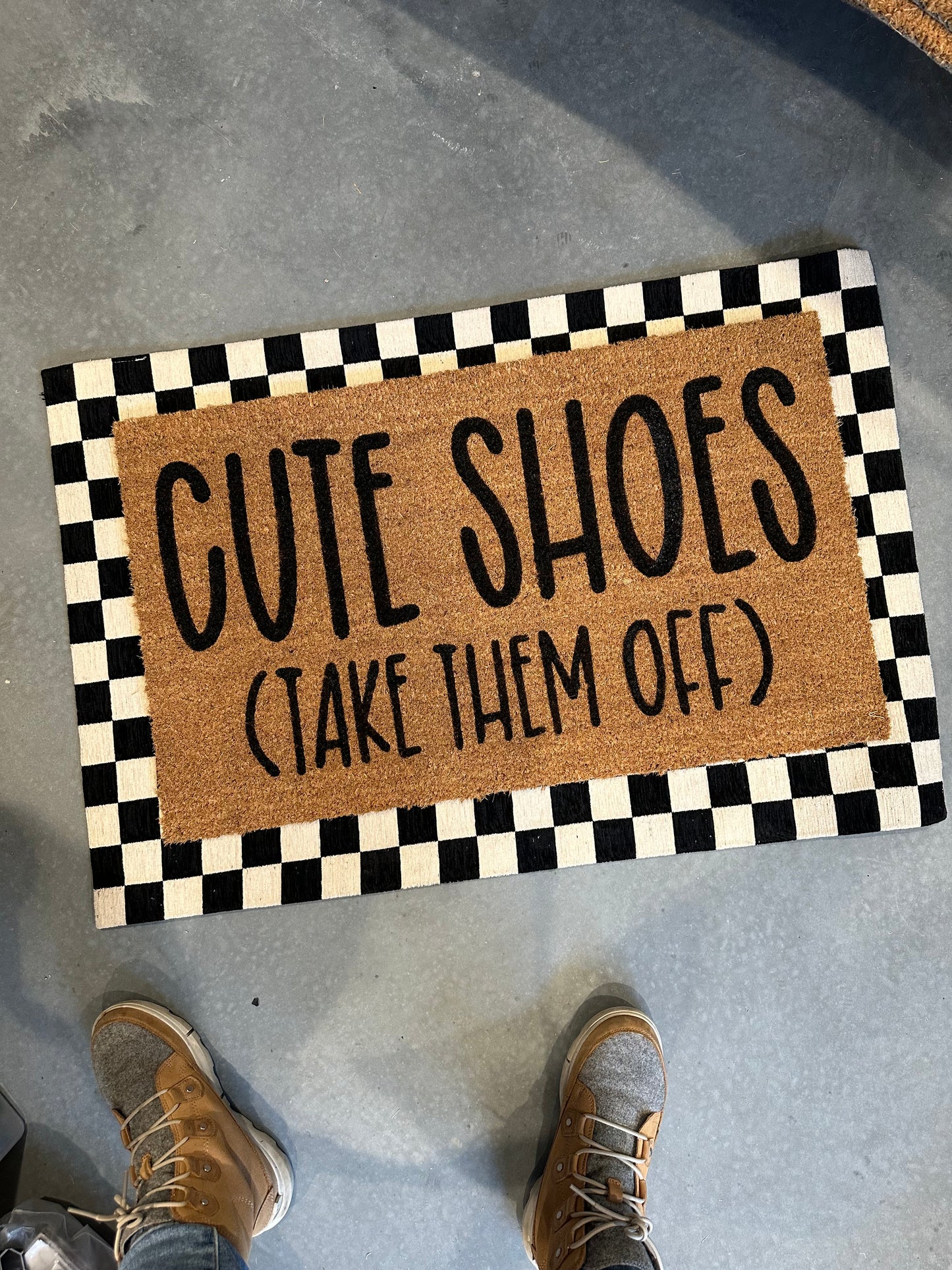 Cute Shoes Take Your Shoes Off Doormat