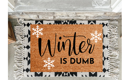 Winter Is Dumb Doormat