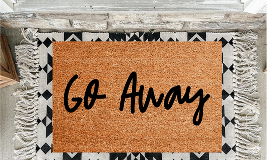 Go Away Doormat