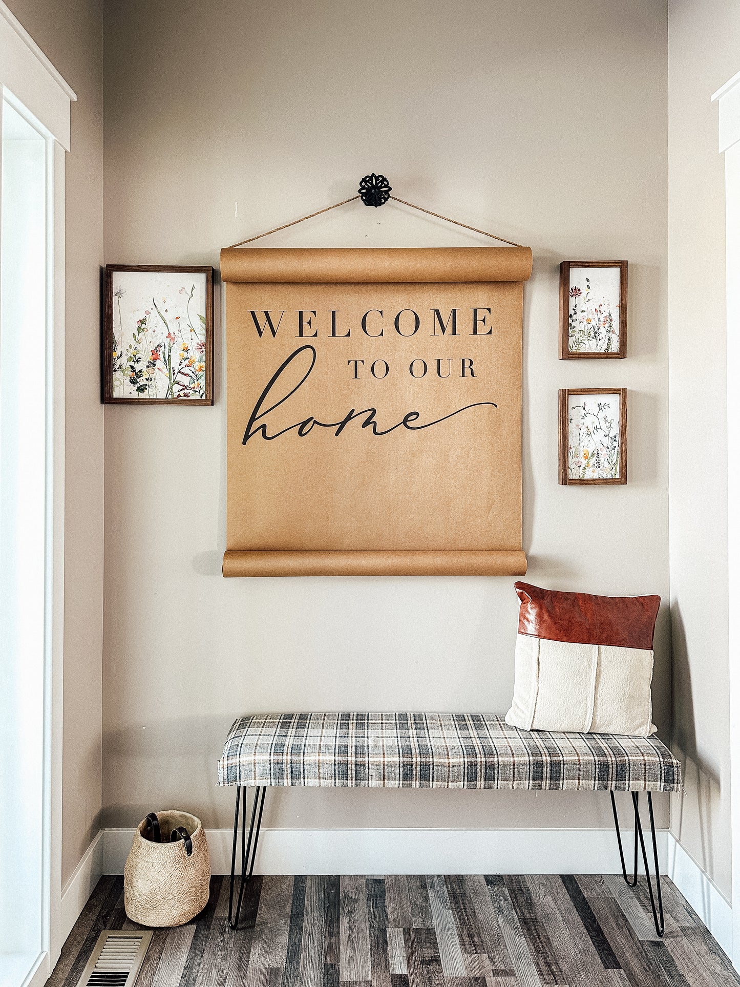 Custom Handcrafted Upholstered Bench