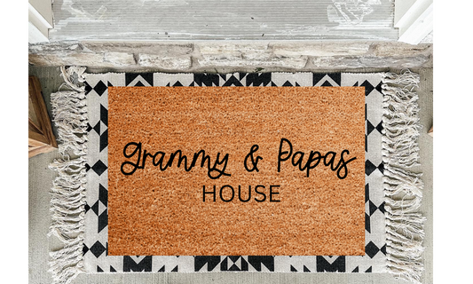 Grammy and Papas House Doormat