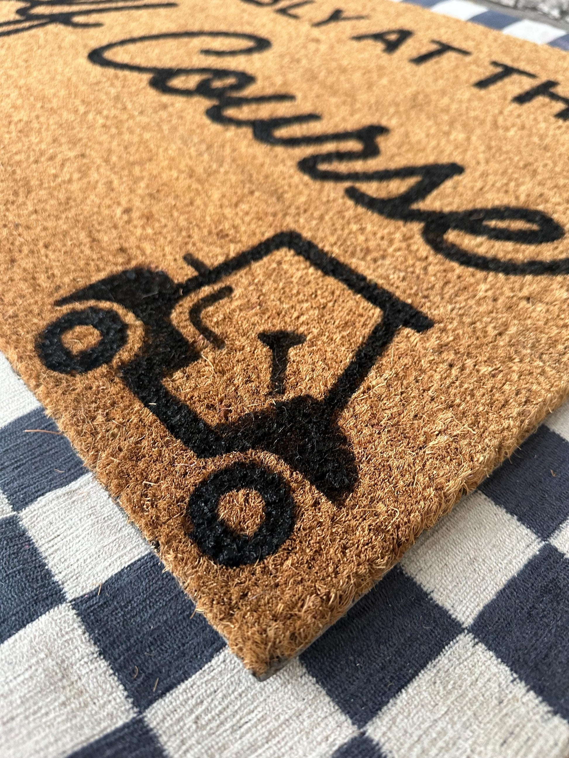 Probably At The Golf Course Doormat | Golf Doormat | Golf Rug | Golf Home | Golf Gift | Dad Golf Gift | Brother Golf Gift | Golf Decor